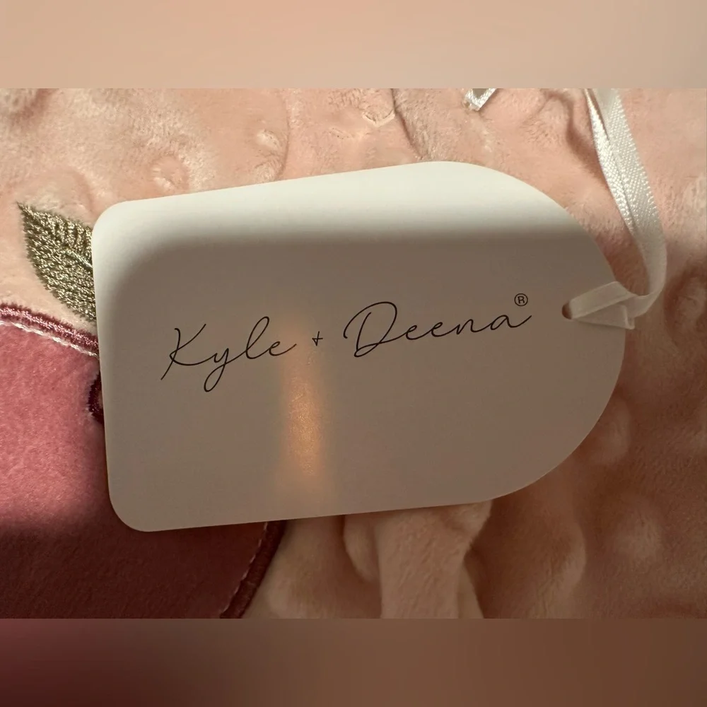 Kyle & Deena Pink Baby Dotted Textured Footie